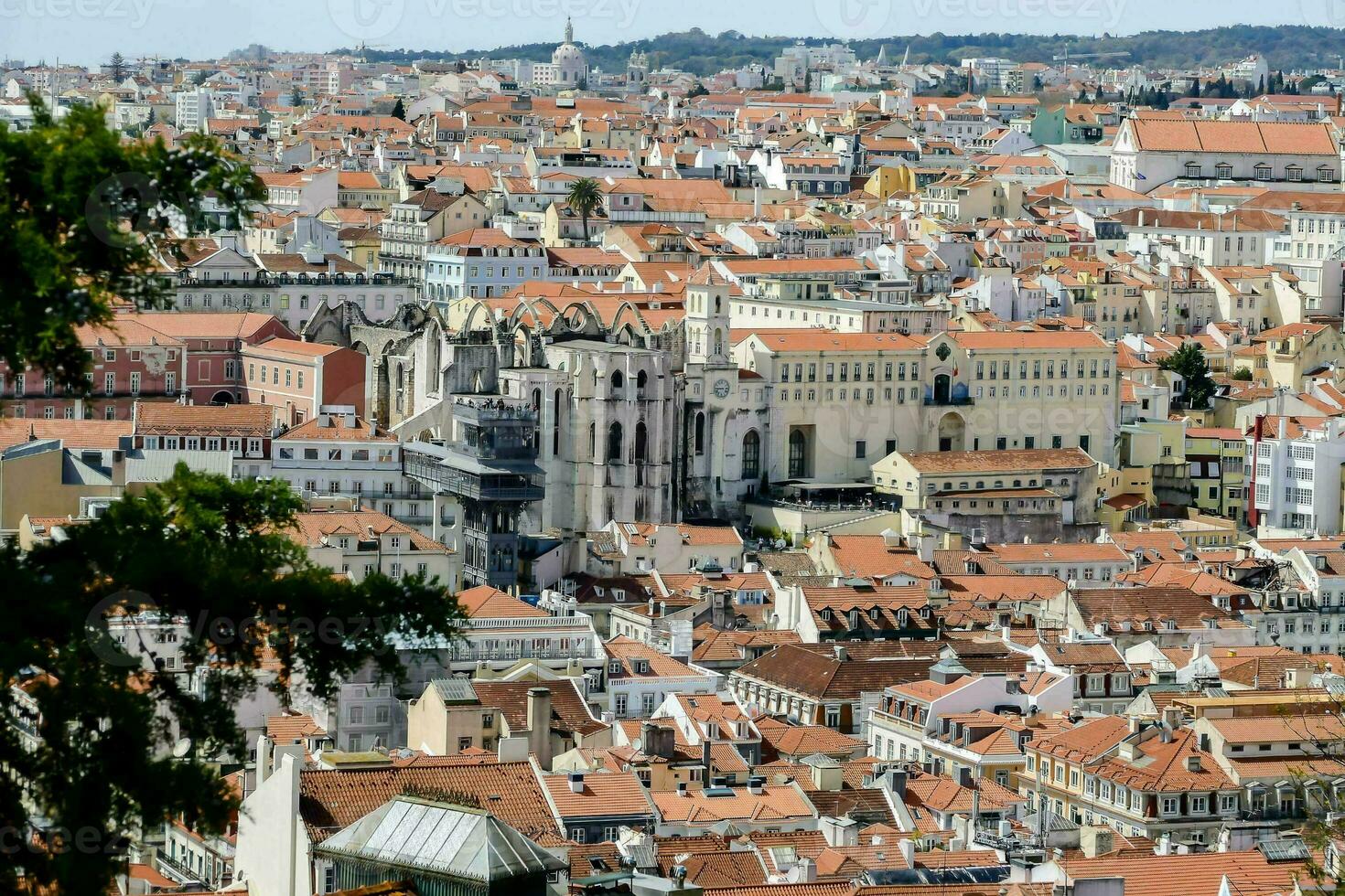 veduta aerea della città foto