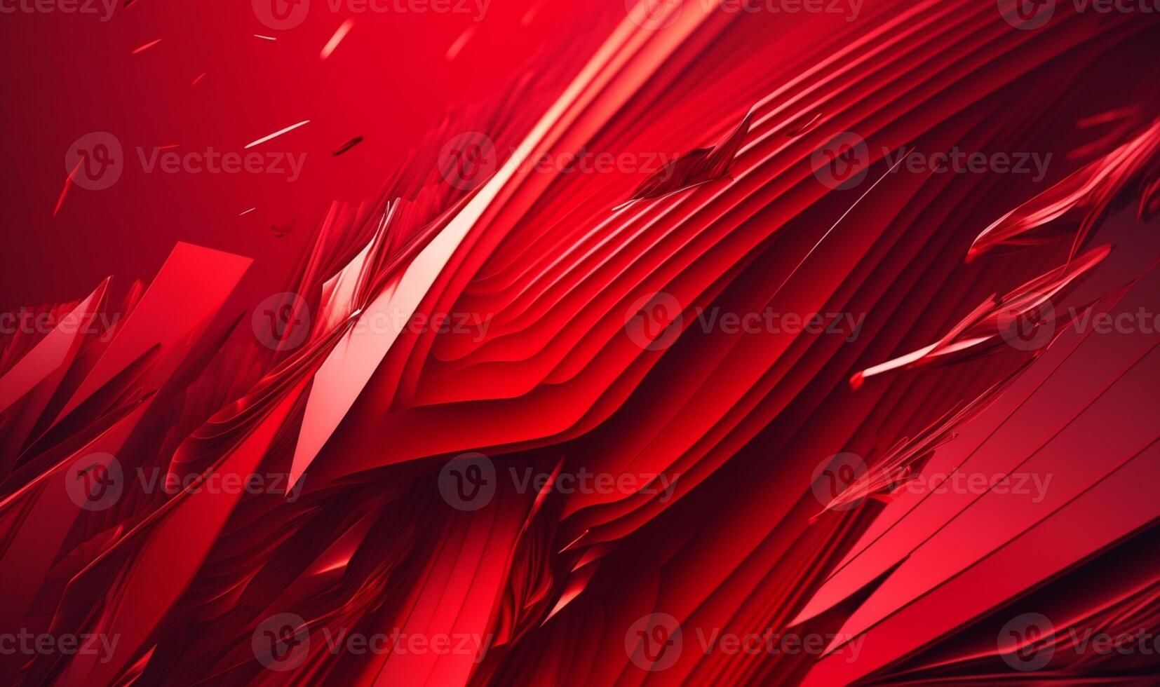 ondulato rosso astratto sfondo. generativo ai foto
