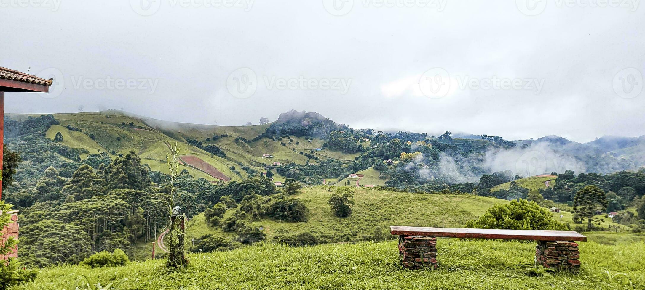 Visualizza di il montagne di mine Gerais brasile foto