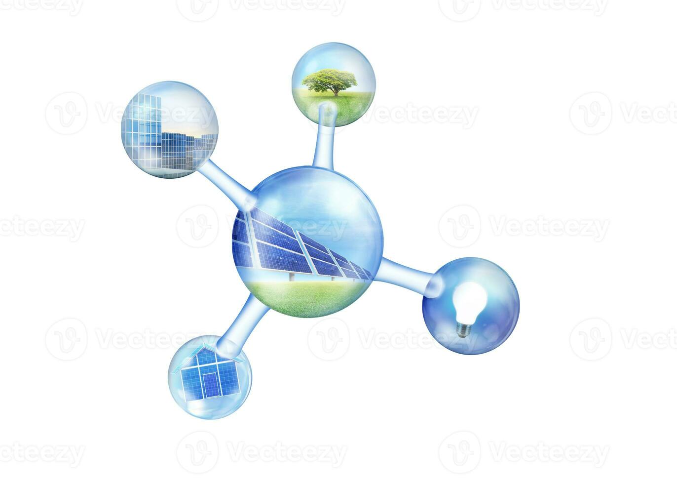 solare pannelli su blu cielo, solare energia pianta, blu solare pannelli, rinnovabile energia fonte, solare azienda agricola nel molecolare Visualizza foto