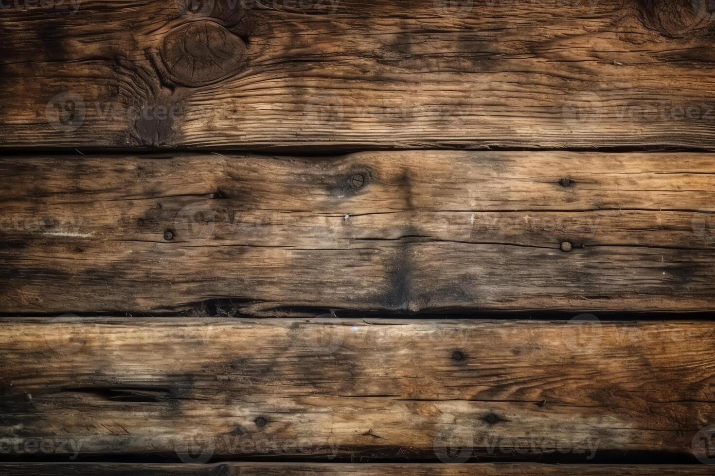 rustico Vintage ▾ di legno struttura. ai generato foto