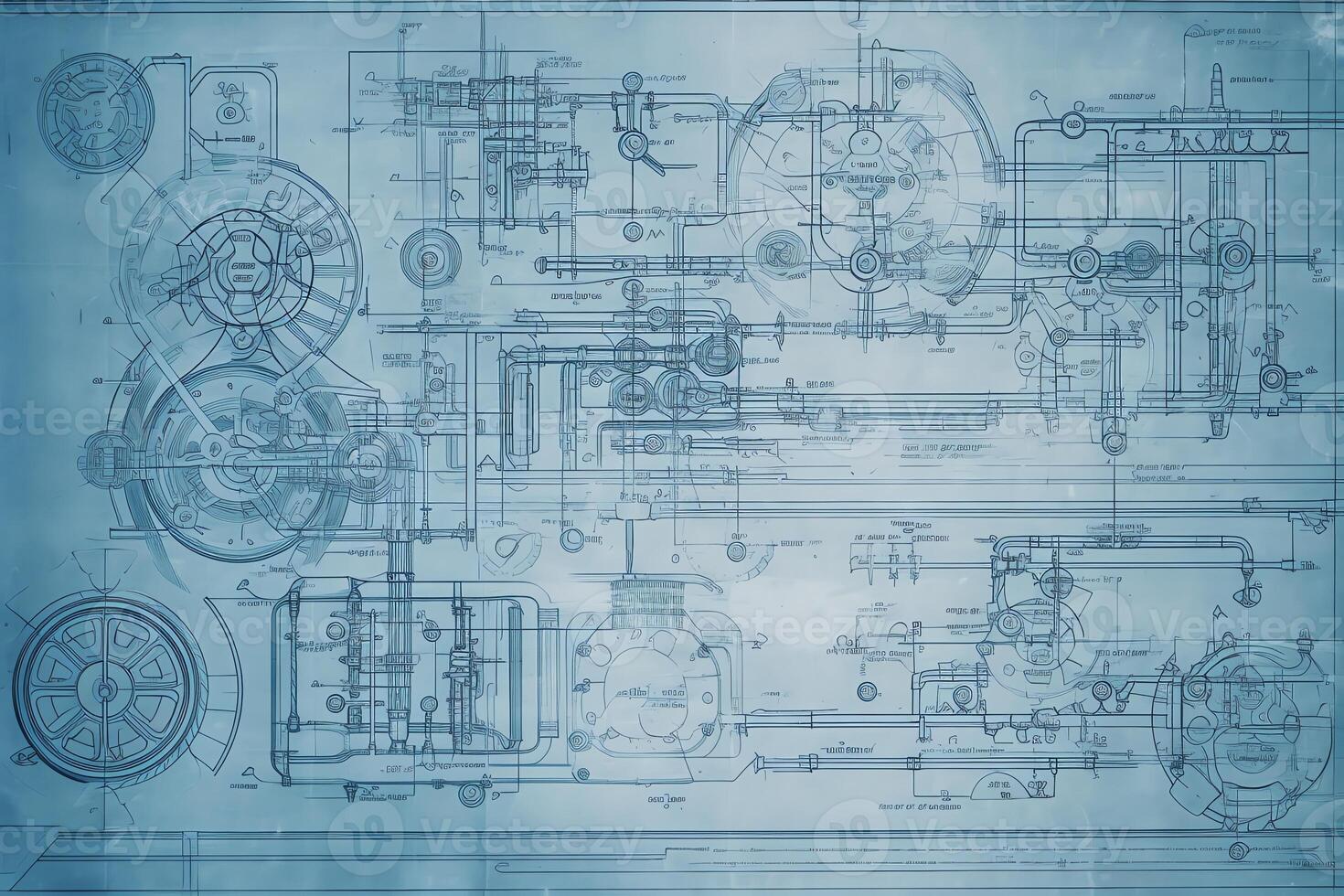 tecnico planimetria. ai generato foto