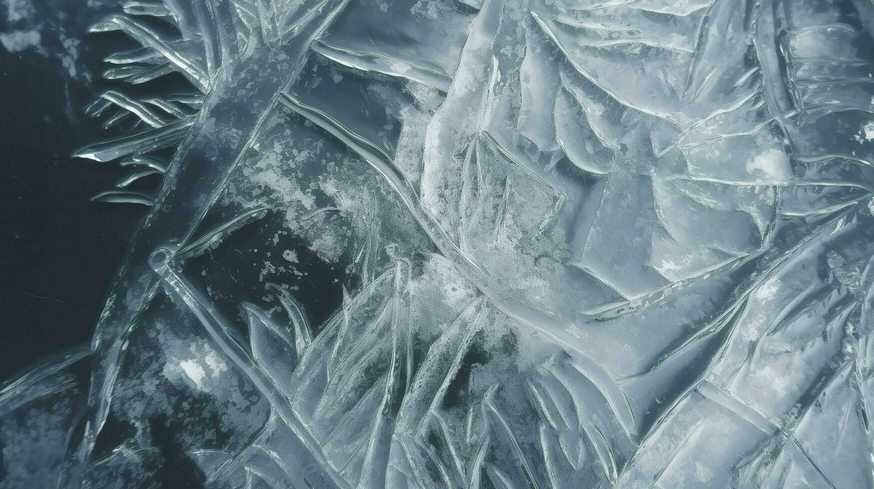 congelato ghiaccio struttura sfondo sfondo tonica, creare ai foto