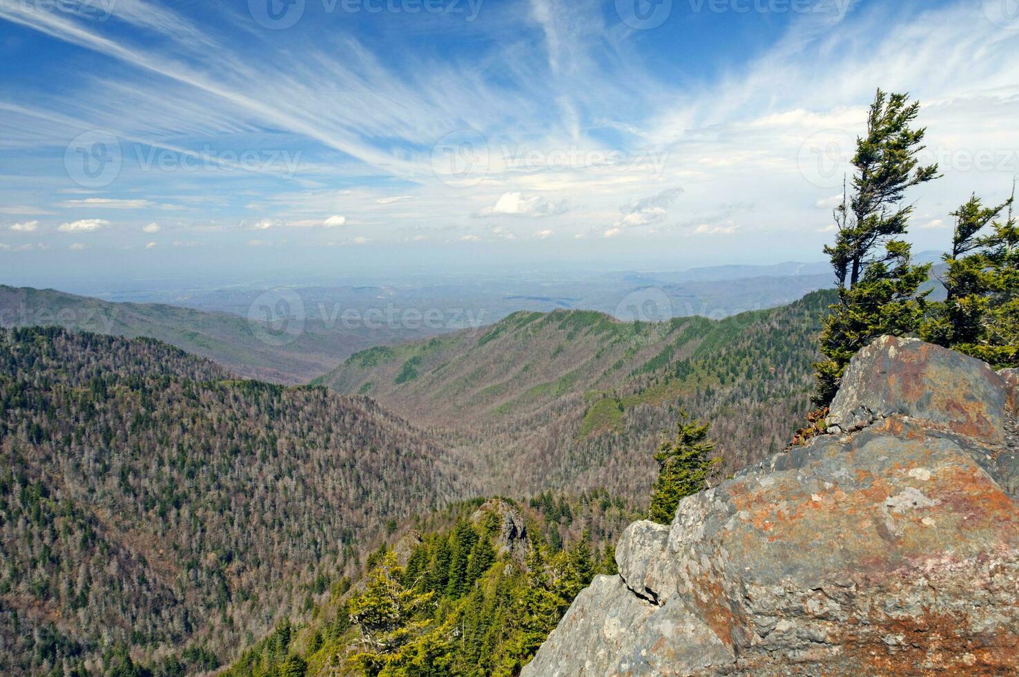 alto nuvole a partire dal il appalachian pista foto