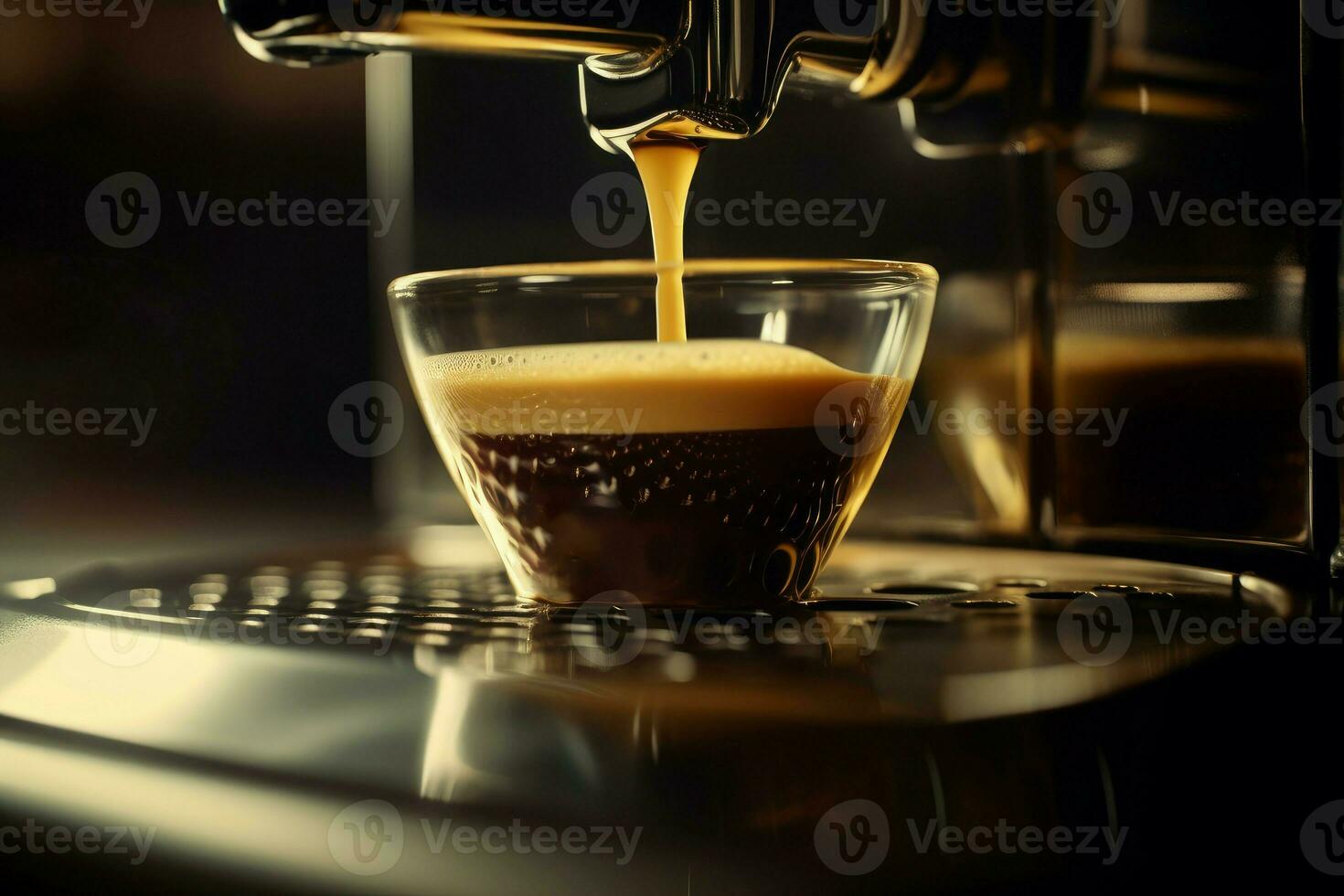 caffè espresso caffè tazza. creare ai foto