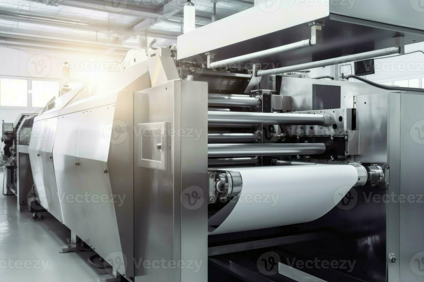 moderno stampa macchina. creare ai foto