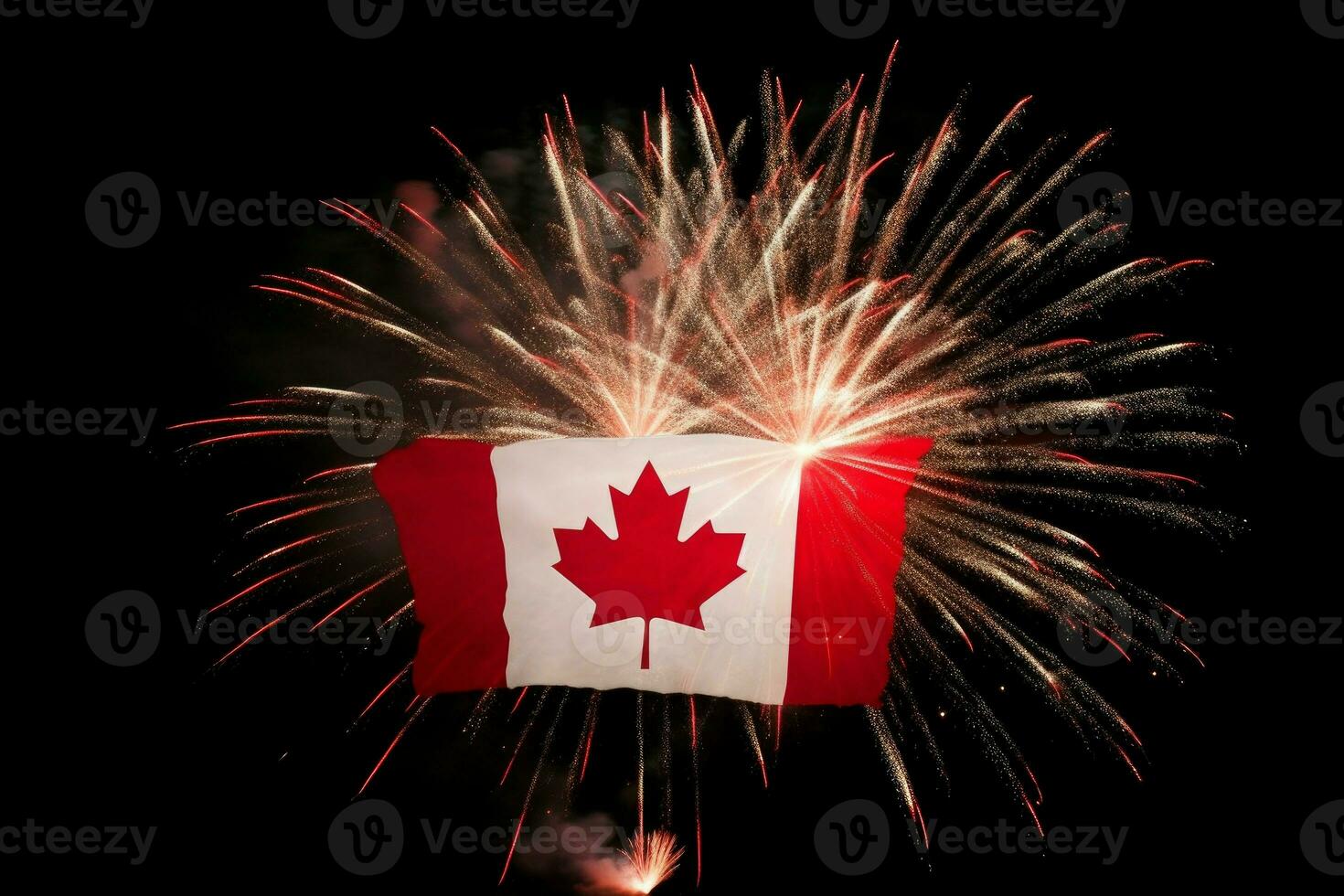 Canada bandiera giorno. creare ai foto
