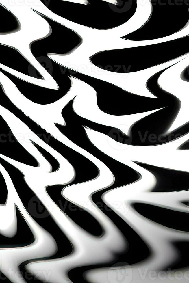 monocromatico fantasia zebra arte illustrazione foto