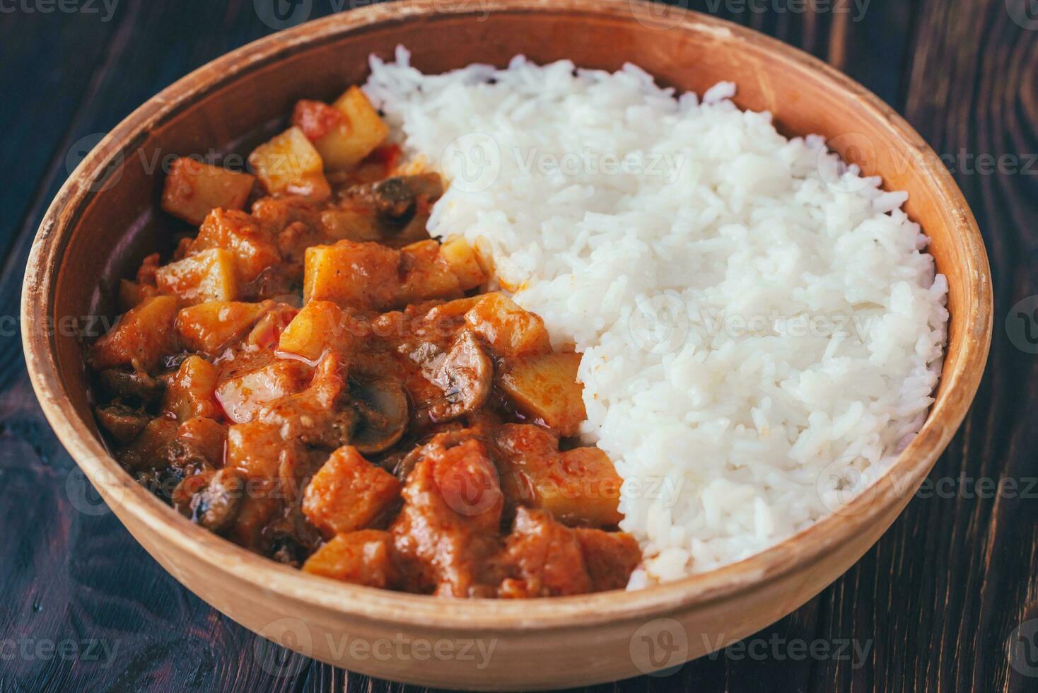 curry rosso tailandese foto