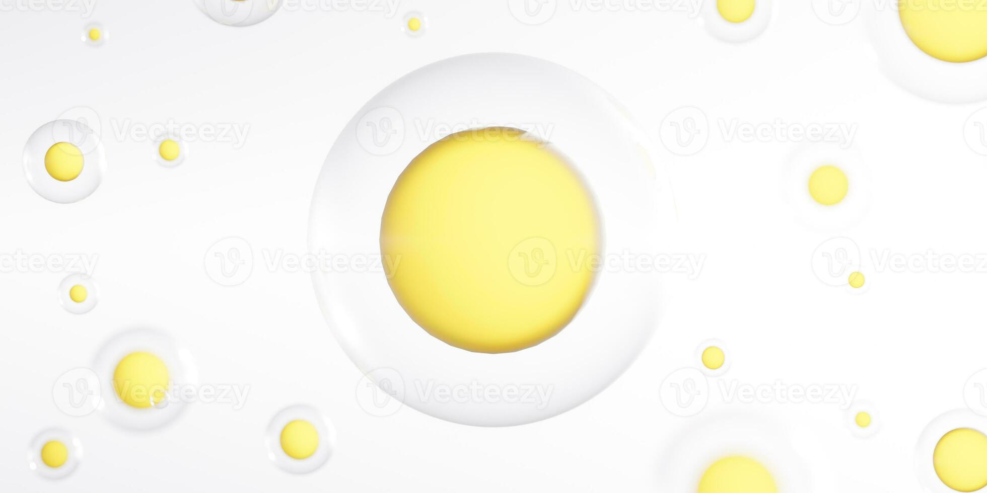 3d oro collagene siero e vitamina ialuronico acido pelle cura soluzioni. 3d interpretazione foto