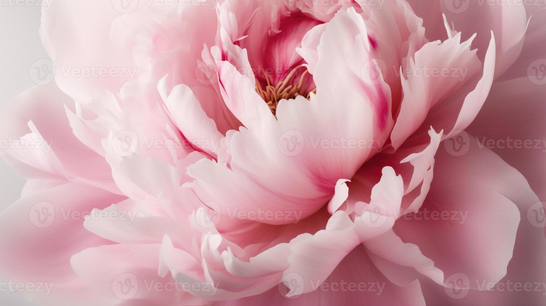 generativo ai, vicino su di fioritura aiuole di peonia fiori, floreale strutturato sfondo, primavera umore. fotorealistico effetto. foto