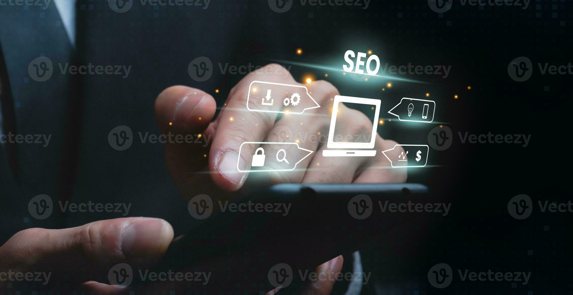 SEO ricerca motore ottimizzazione, in linea il branding e Internet marketing Immagine foto