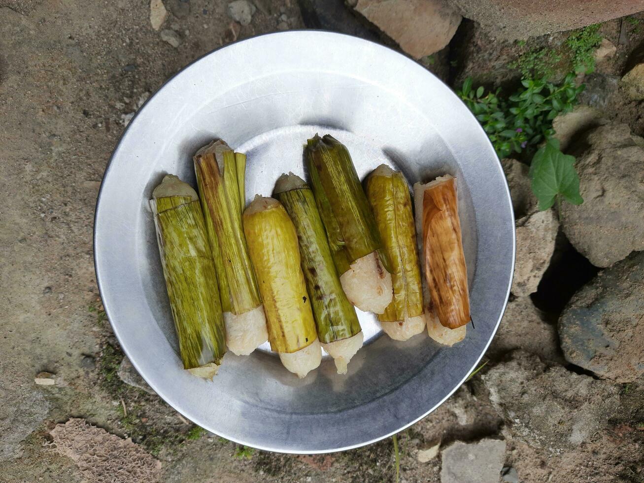 tradizionale cibo di ovest e Sud sulawesi Indonesia, gogos foto