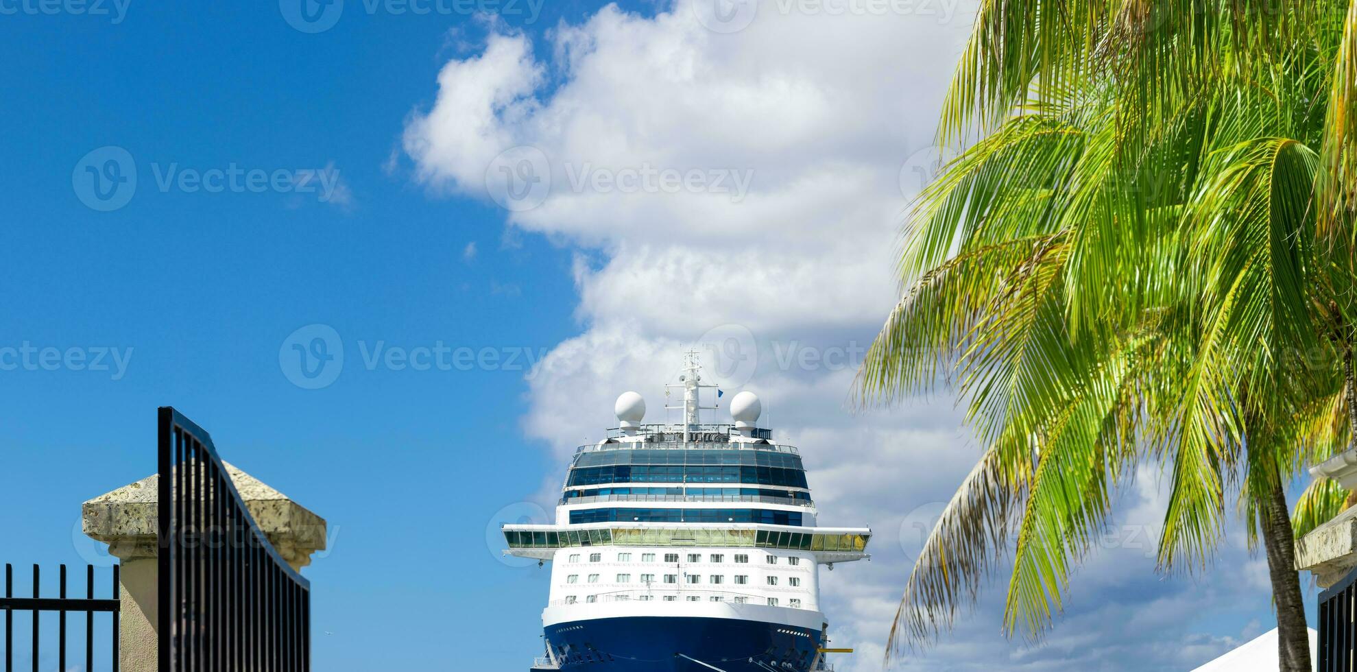 crociera nave su santo croce frederiksted noi vergine isole su caraibico vacanza foto