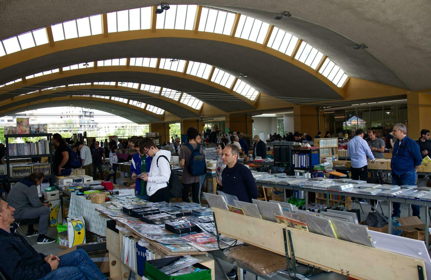 Bologna, Italy, May 7, 2023 Fiera del fumetto in Bologna. Historic comic  market. Italy. 23593886 Stock Photo at Vecteezy