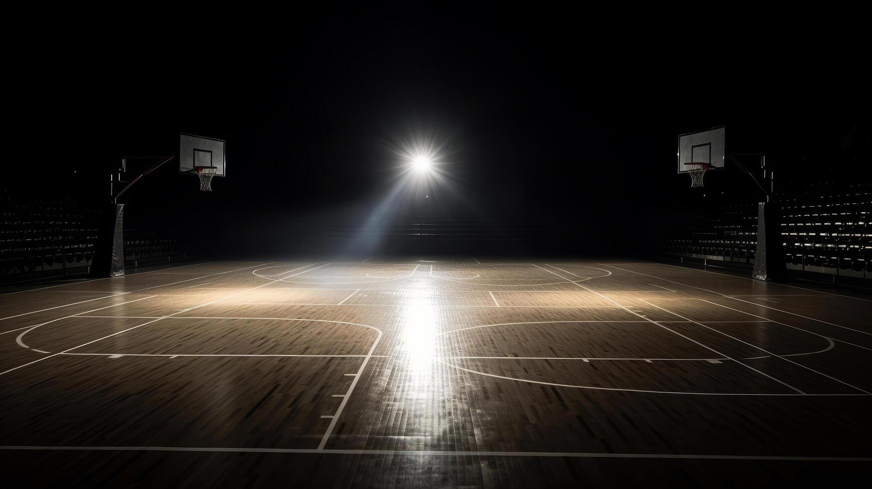 pallacanestro sport sfondo. illustrazione ai generativo foto