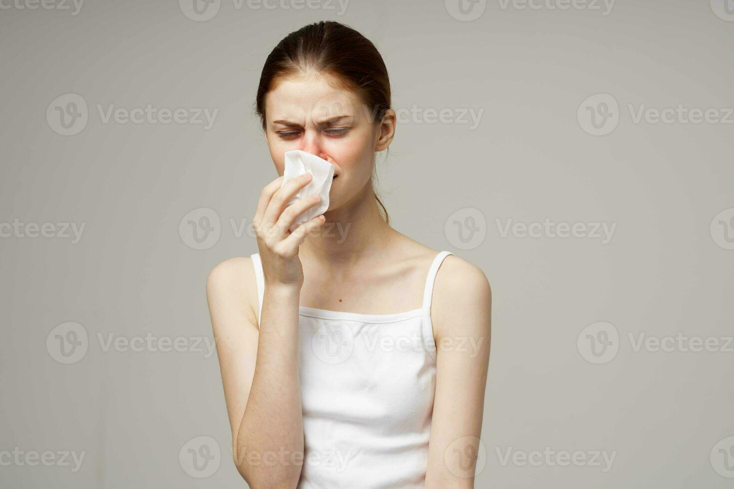 donna influenza infezione virus Salute i problemi leggero sfondo foto