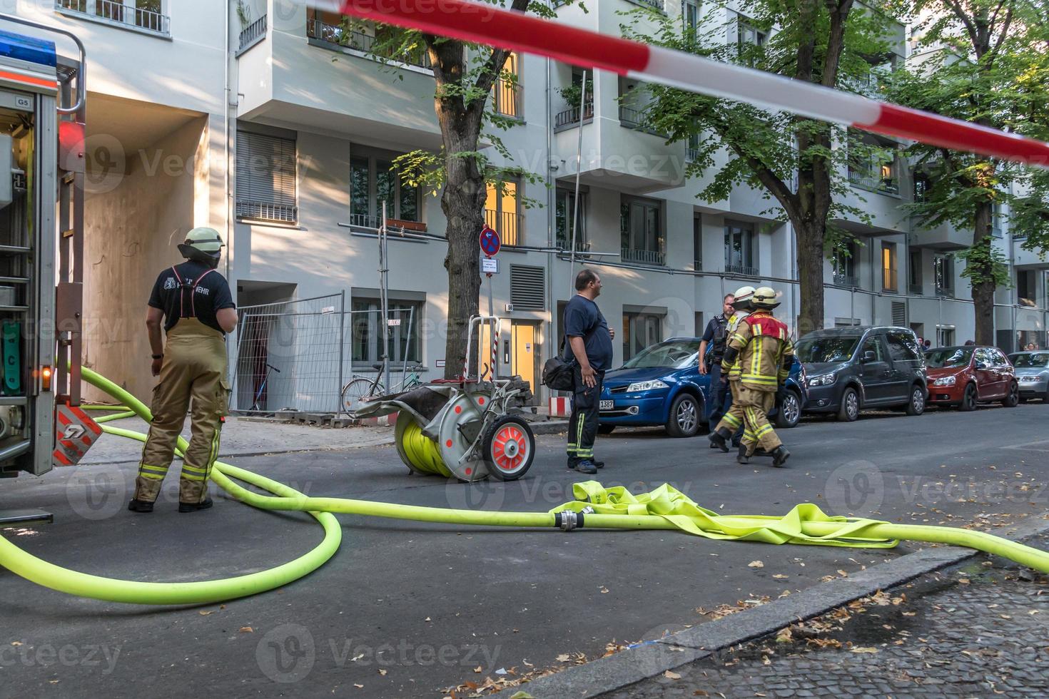 vigili del fuoco dei vigili del fuoco di berlino foto