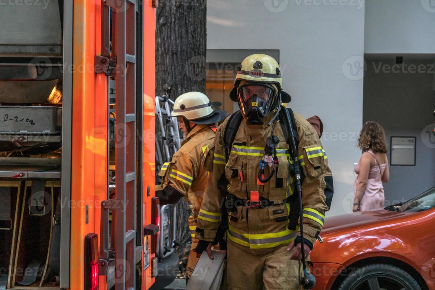 vigili del fuoco dei vigili del fuoco di berlino foto