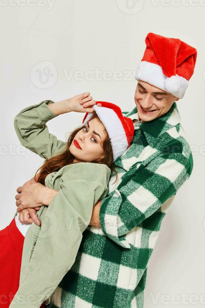 carino donna amicizia allegro Natale insieme celebrazione nuovo anno foto