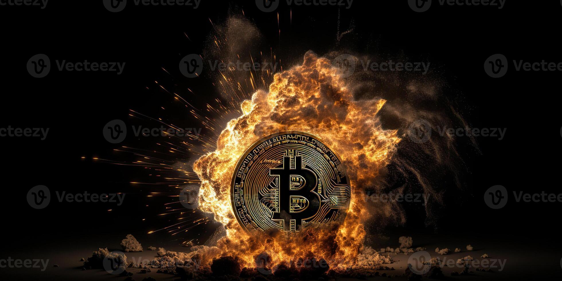 ai generato. ai generativo. BTC bitcoin futuro moneta illustrazione. può essere Usato per grafica, marketing promozione o azione commercio forex. grafico arte foto
