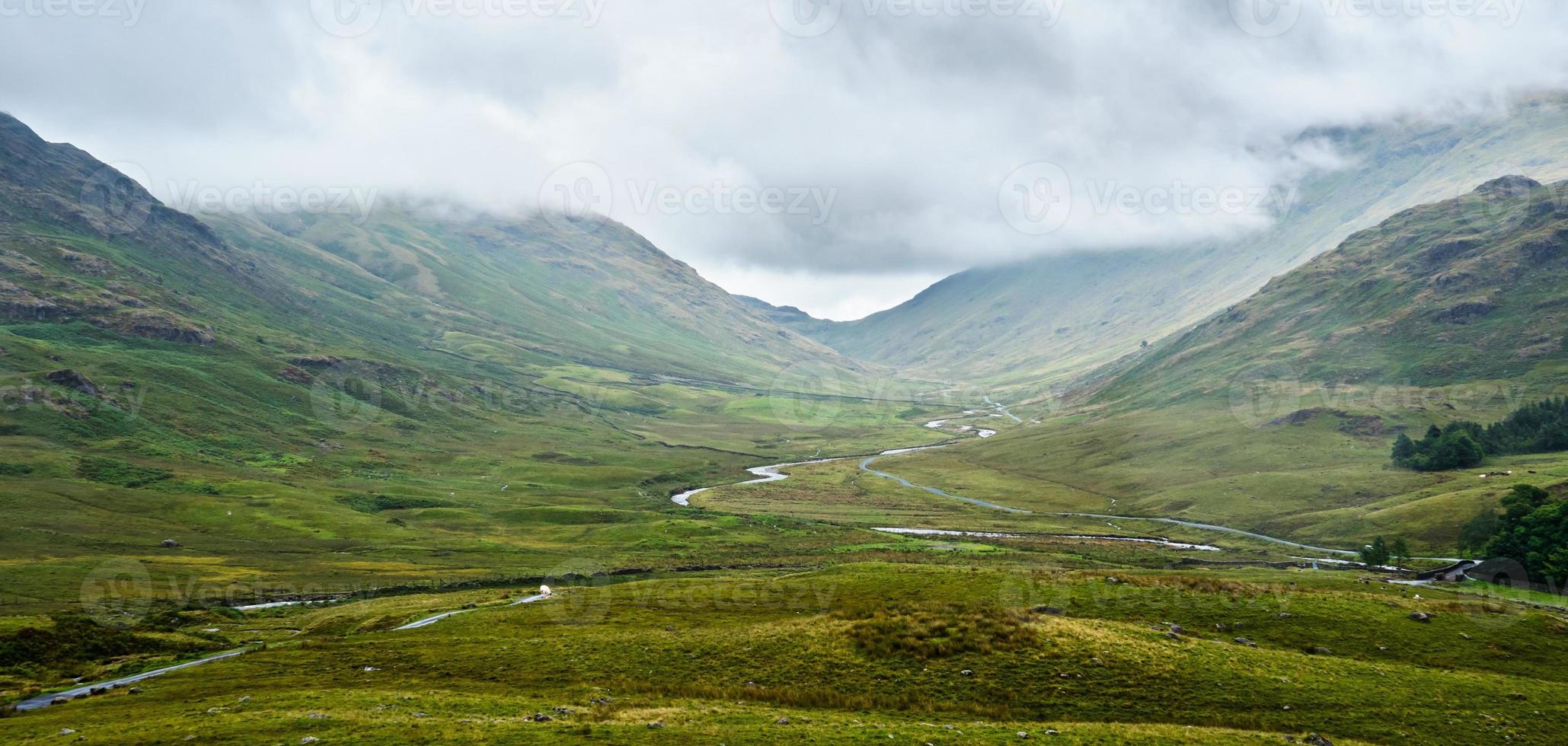 vista dal passaggio hardknott foto