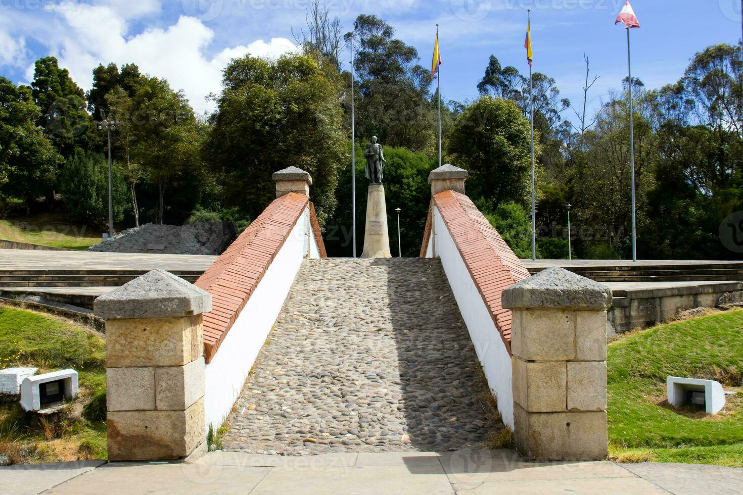 il famoso storico ponte di boyaca nel Colombia. il colombiano indipendenza battaglia di boyaca ha preso posto Qui su agosto 7, 1819. foto