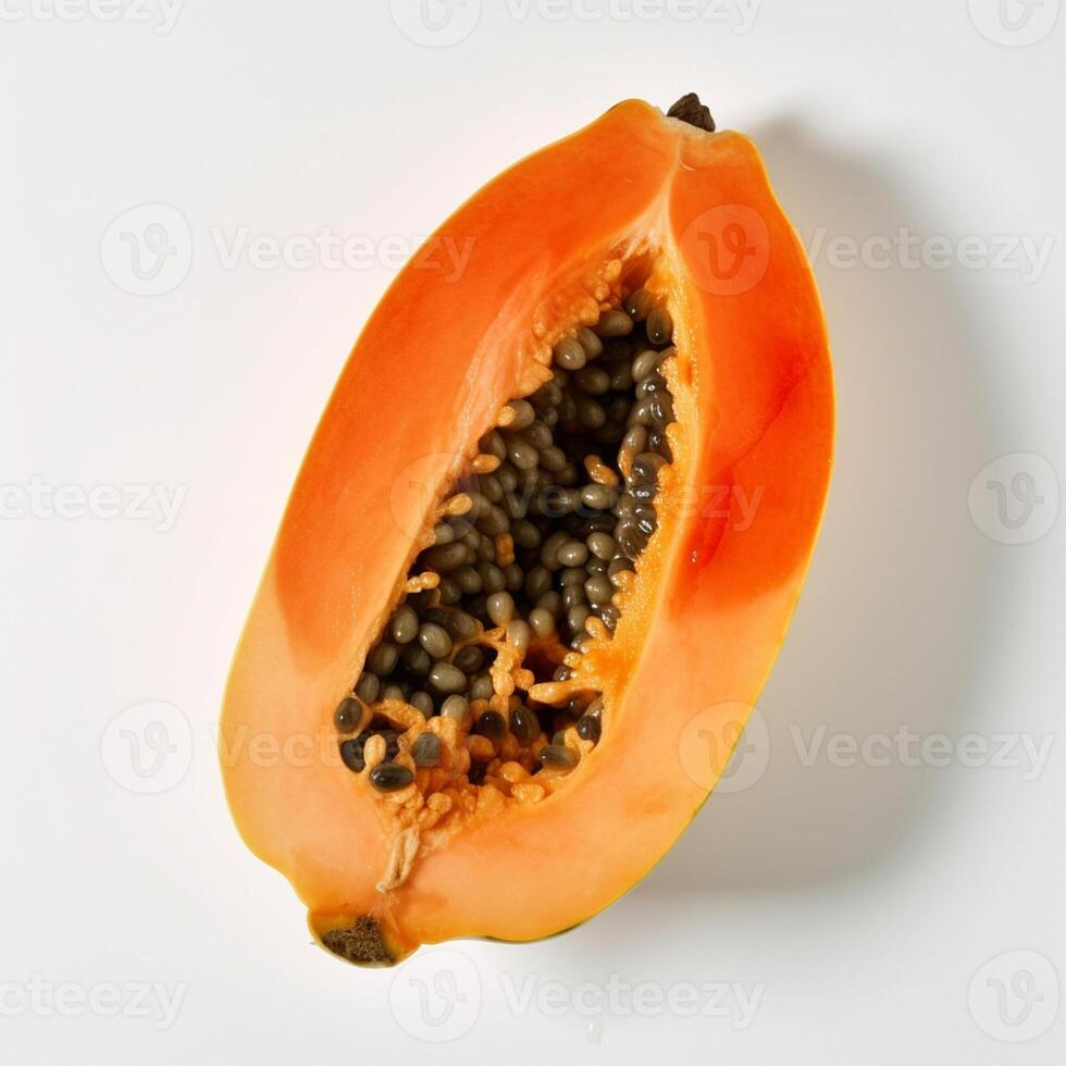 un' papaia generativo ai generato foto