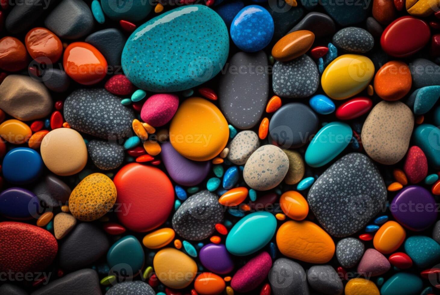 bellissimo sfondo colorato pietre. generativo ai foto