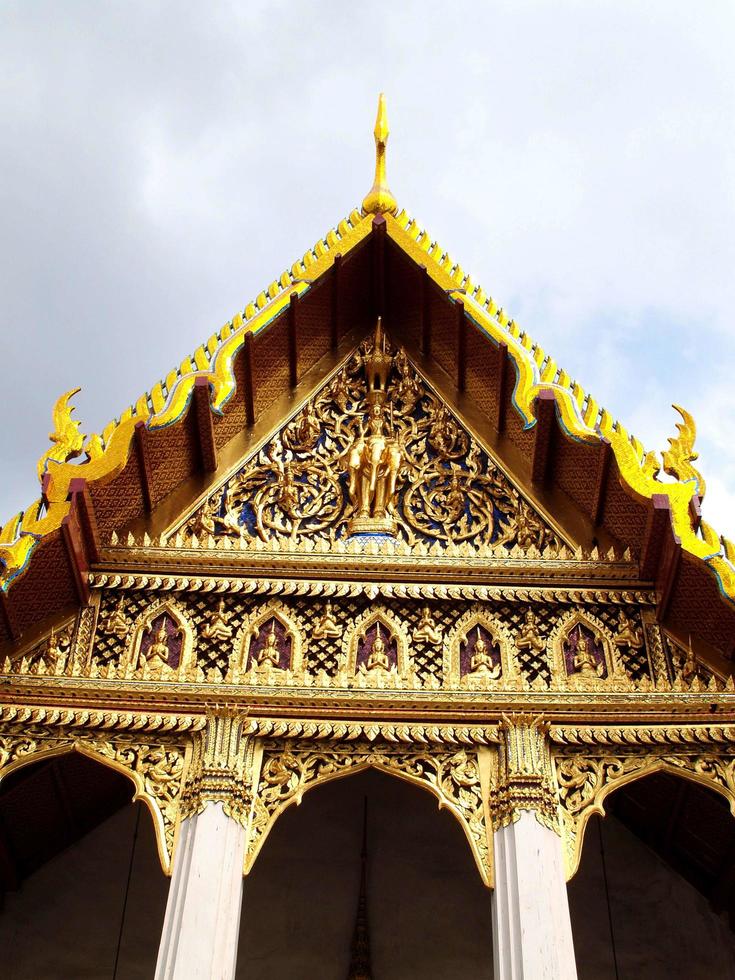 tempio di wat phra kaew a bangkok foto