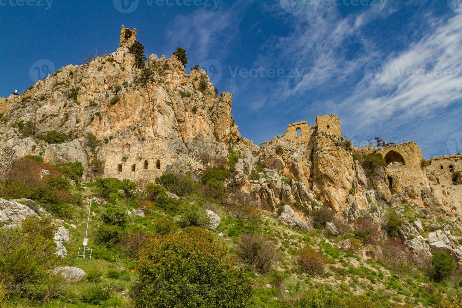 castello di saint hilarion, kyrenia, cipro foto