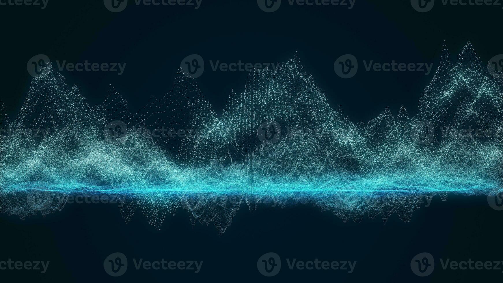 astratto digitale montagna particella onda vita ruscello pulse tecnologia Rete punto sfondo foto