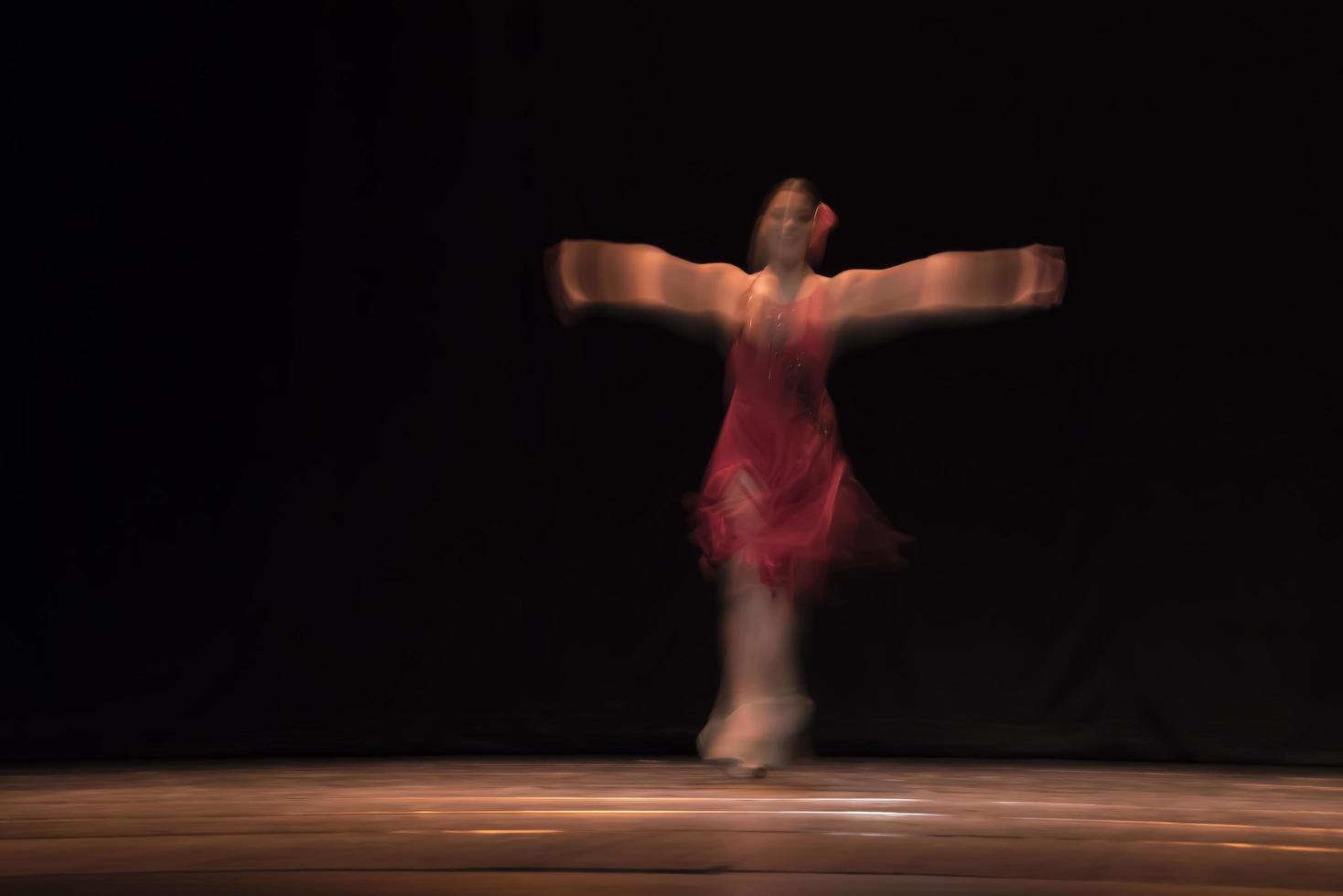 il movimento astratto della danza foto