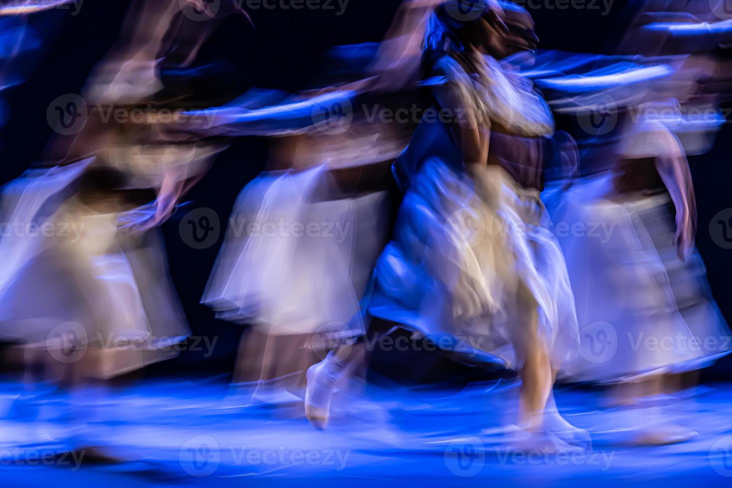 il movimento astratto della danza foto