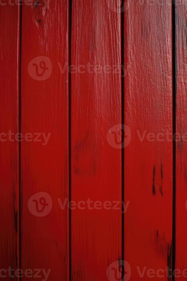 struttura di rosso spazzola dipinto tavola o legna sfondo, superiore Visualizza. generativo ai foto