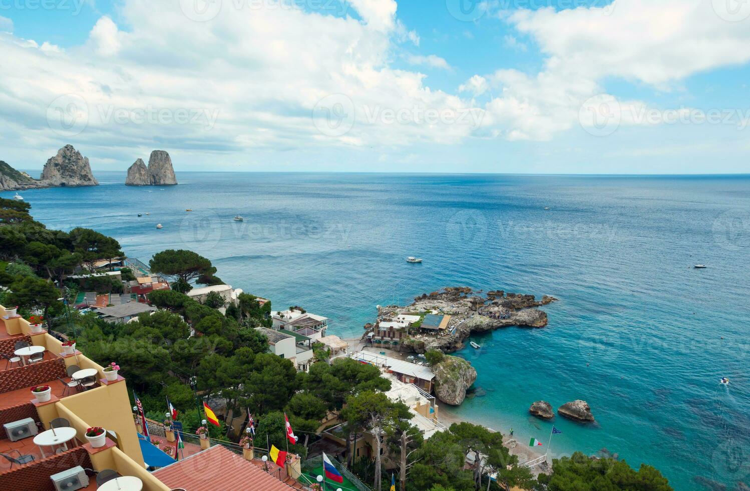 marina piccola nel capri isola, Italia foto