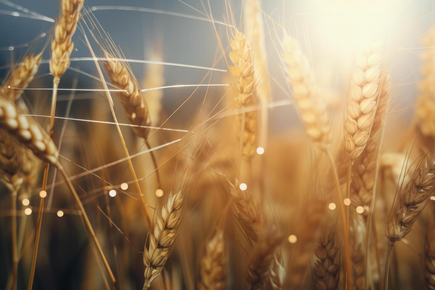 il futuro di agricoltura alimentato dall'intelligenza artificiale agricolo rivoluzione ai generato foto