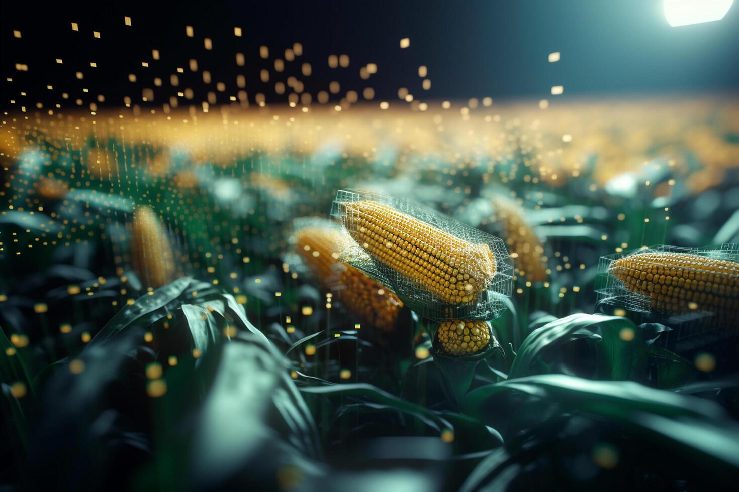 il futuro di agricoltura alimentato dall'intelligenza artificiale agricolo rivoluzione ai generato foto