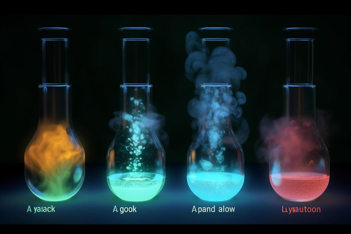 colorato ai-generato illustrazione raffigurante il fisico processi di evaporazione ai generato foto