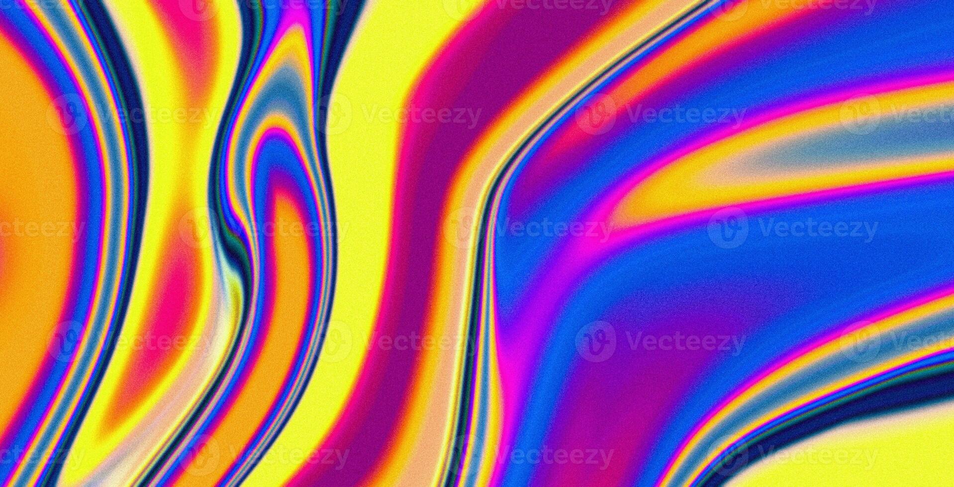astratto colore flusso retrò vivace rumore struttura sfondo viola giallo blu magenta liquido dipingere modello foto