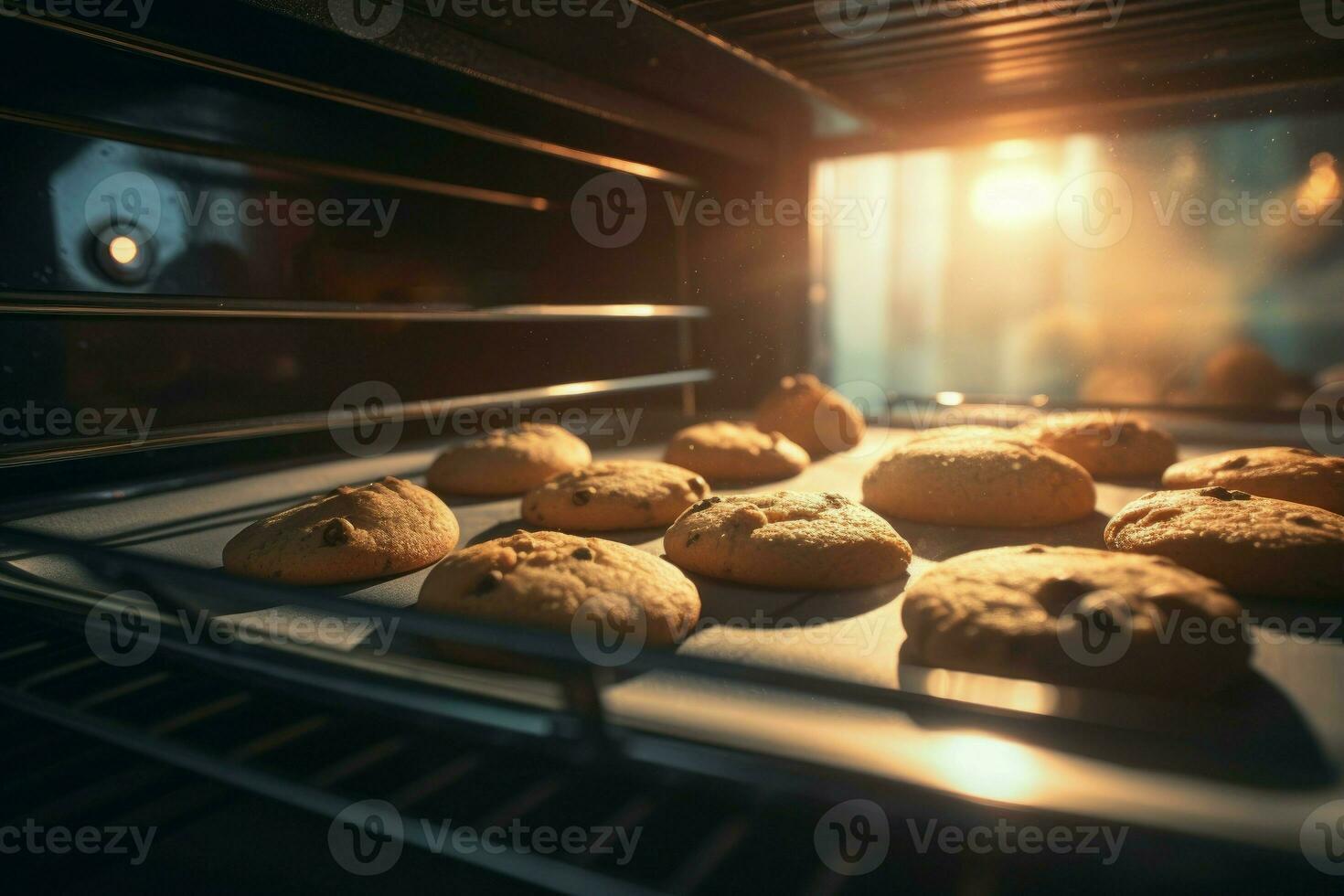 fatti in casa al forno biscotto. creare ai foto