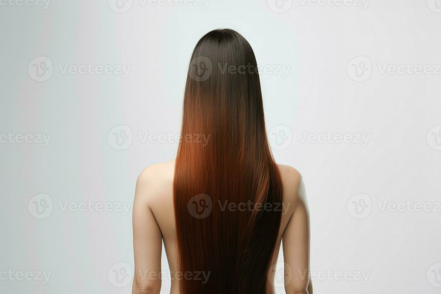 forte salutare capelli. creare ai foto