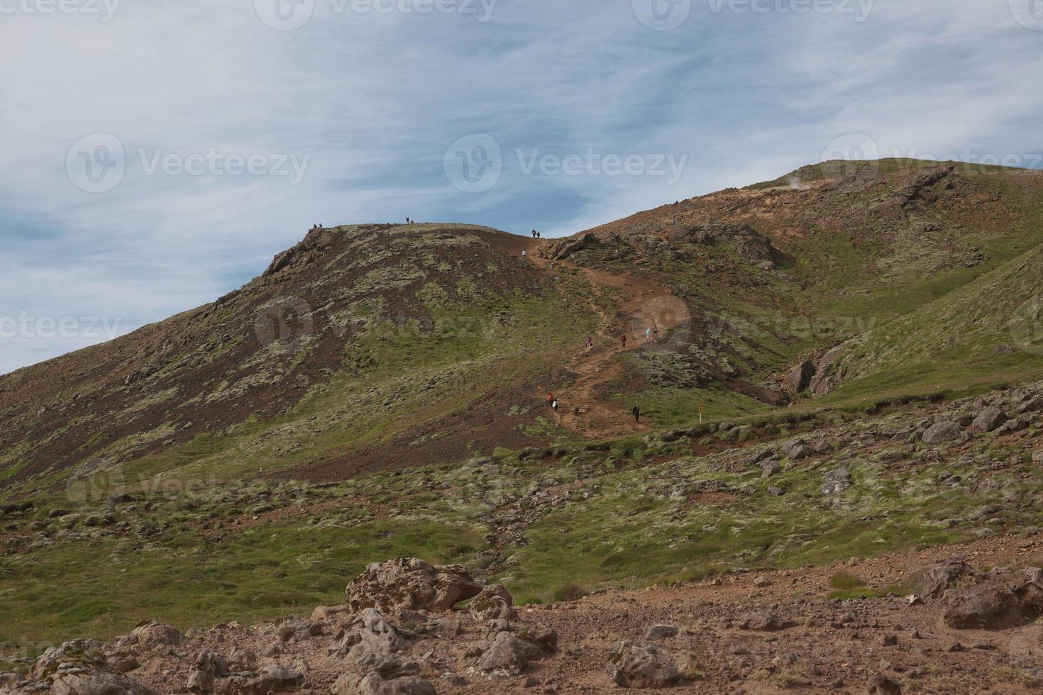 area geotermica di seltun nella penisola di krysuvik reykjanes islanda foto