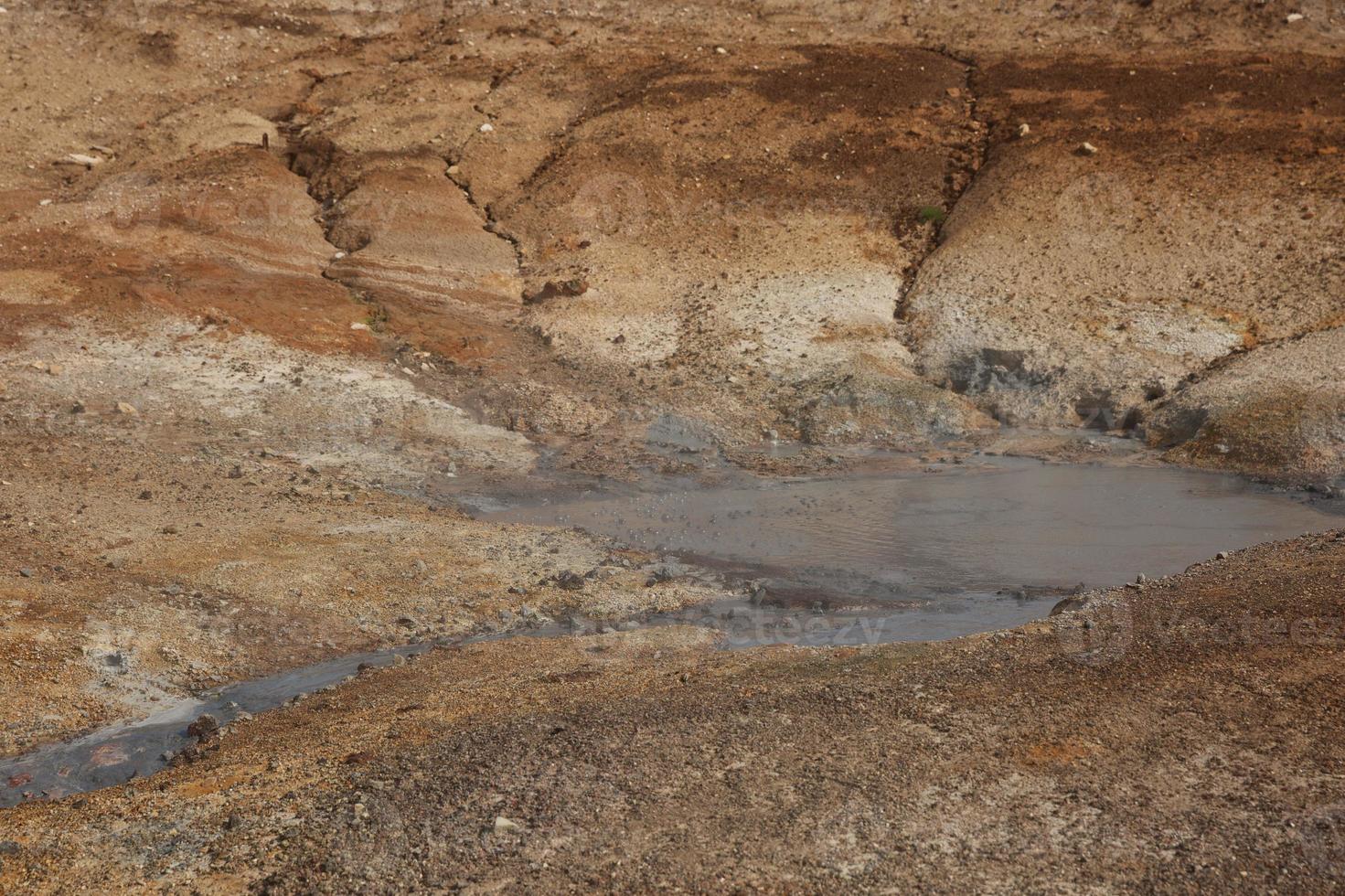 area geotermica di seltun nella penisola di krysuvik reykjanes islanda foto