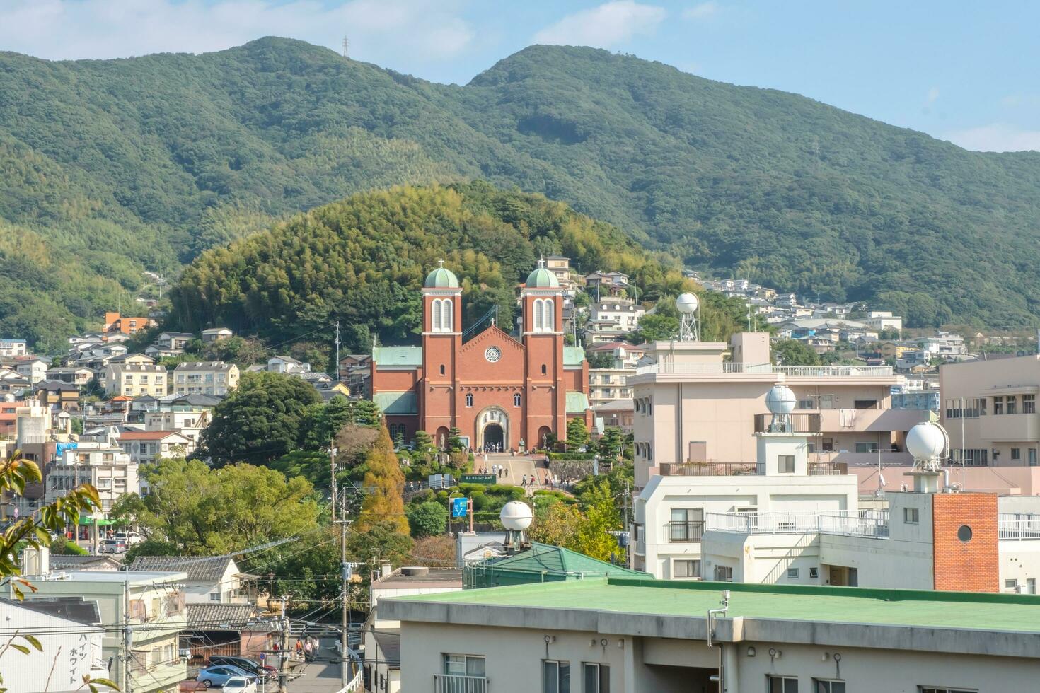 Nagasaki, Kyushu, Giappone - ottobre 24, 2018 urakami Cattedrale, cattolico Chiesa nel Nagasaki città foto