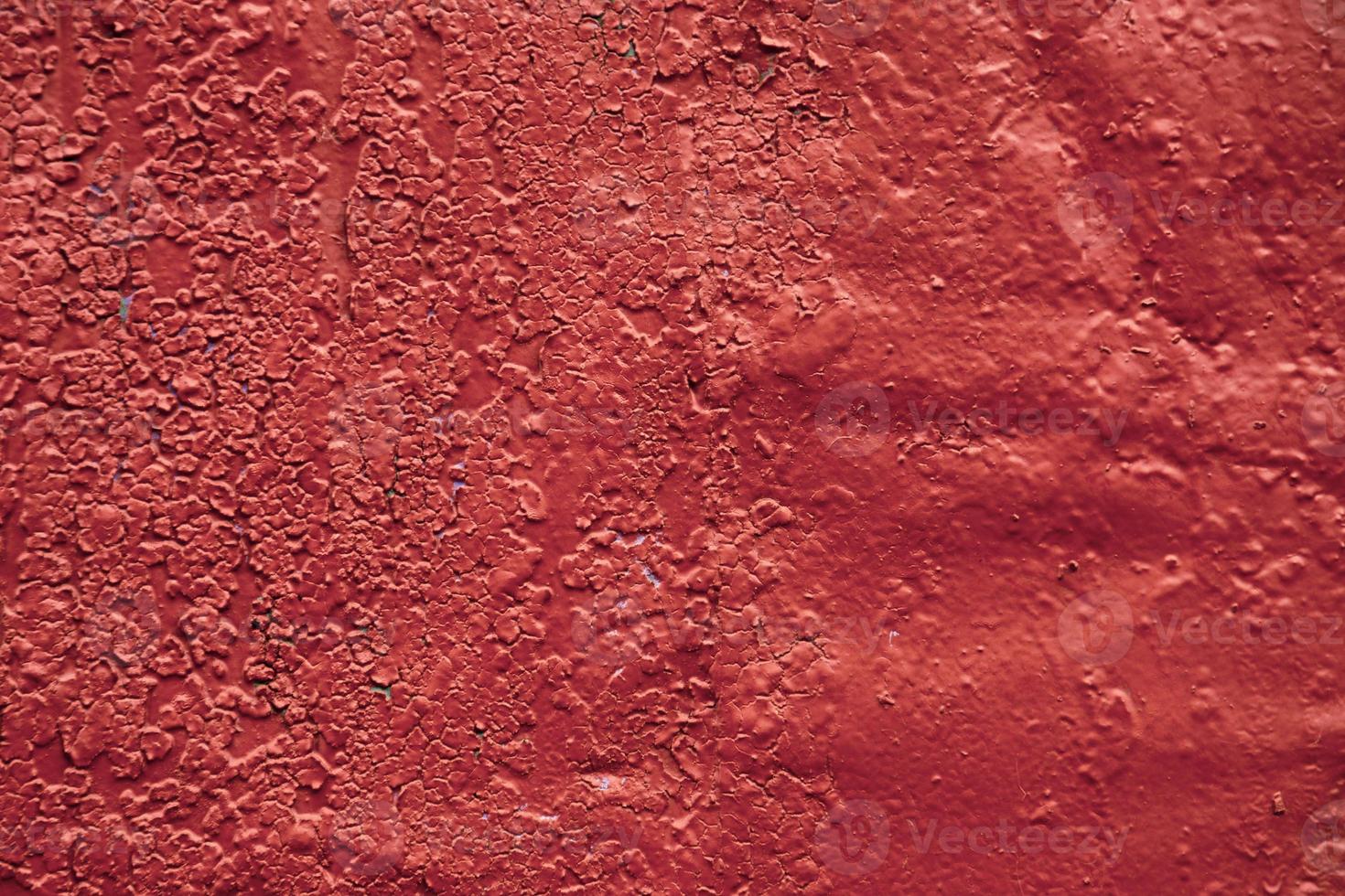 astratto sfondo rosso trama vecchio muro di cemento foto