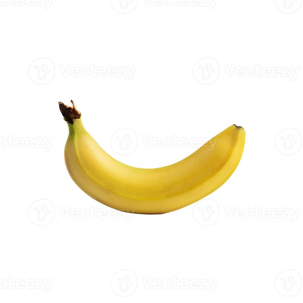 Banana isolato su bianca sfondo per il tuo design foto