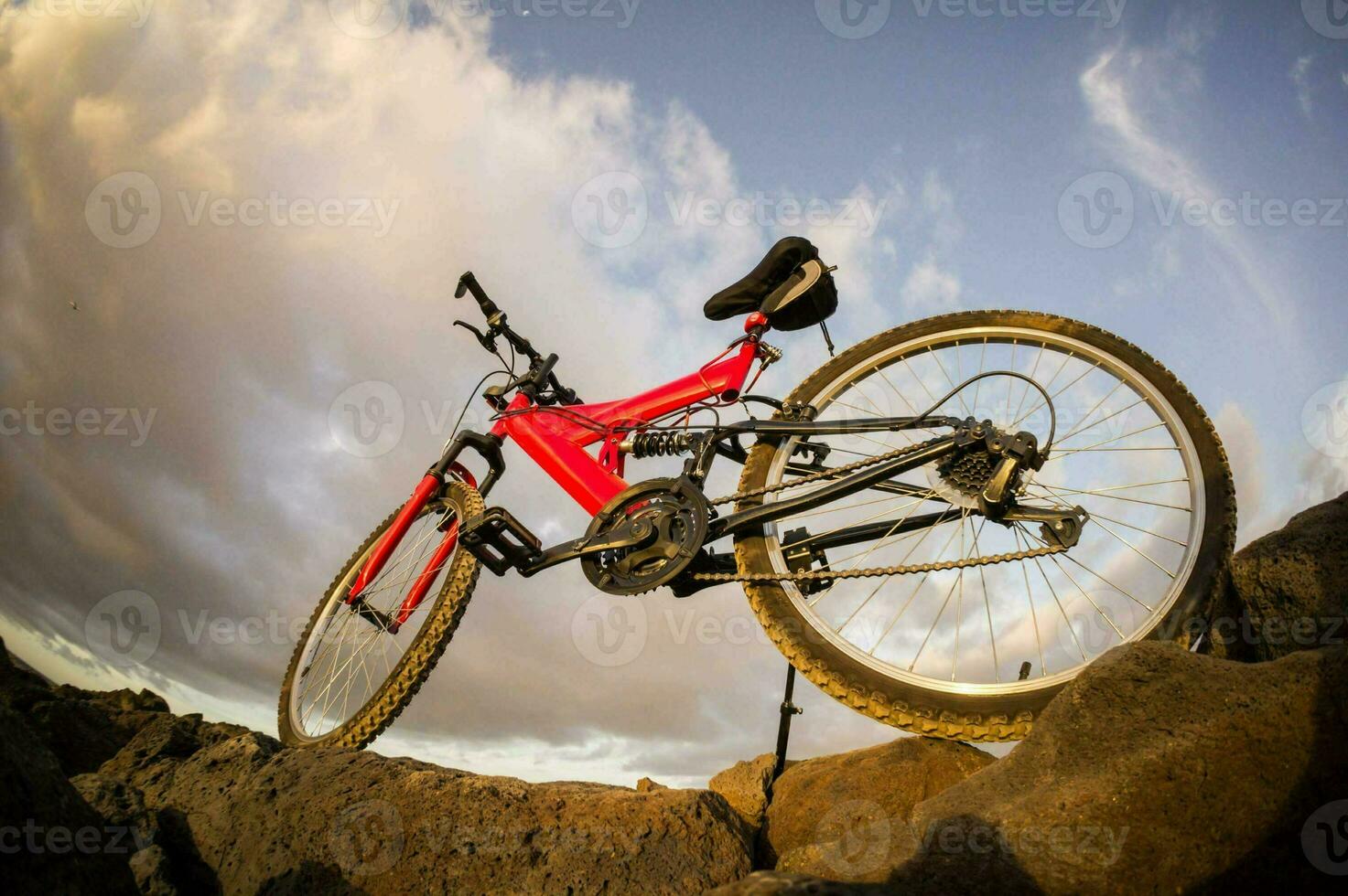 montagna bicicletta, sporco bicicletta foto