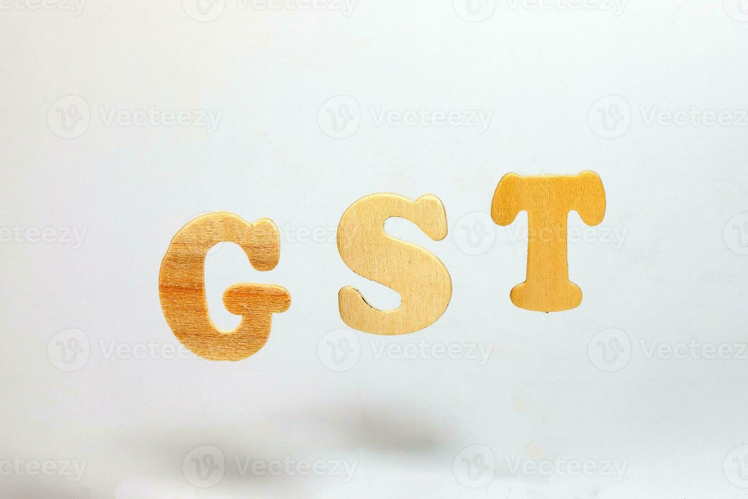 gst merce e servizio imposta alfabeto foto