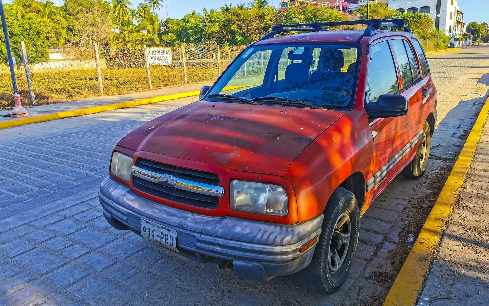 puerto escondido oaxaca Messico 2023 messicano classico Raccogliere camion auto 4x4 fuori strada veicoli Messico. foto